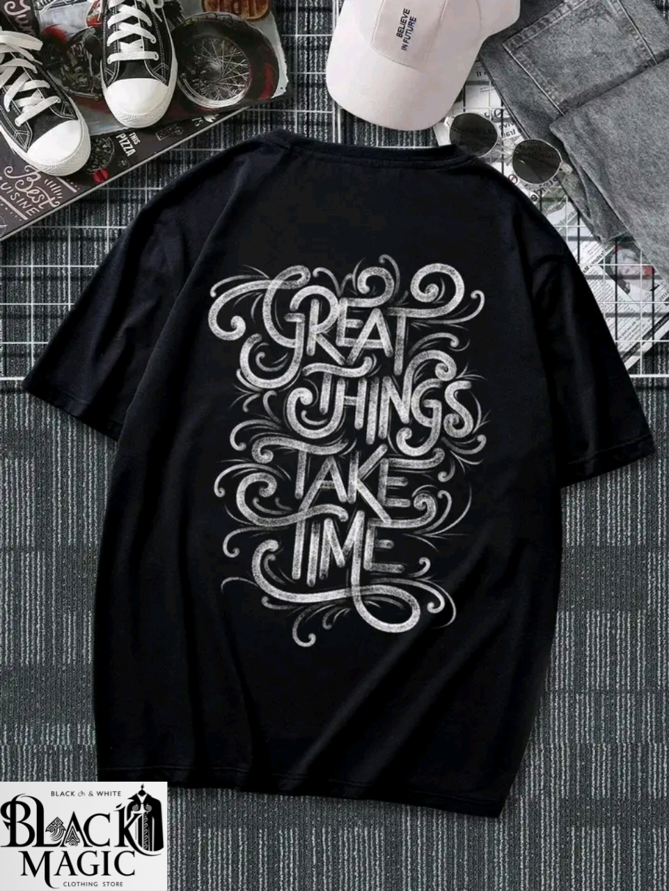 Premium Quality Cotton drop shoulder  T-shirt